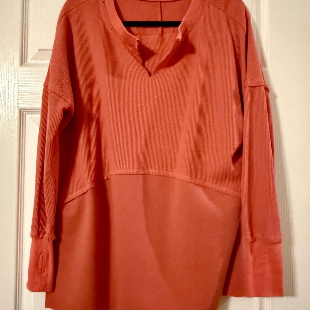 NEW Coral thermal Long Sleeve Top M